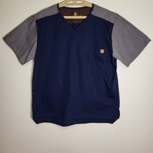 Carhartt Ripstop Colorblock Utility Scrub size Large